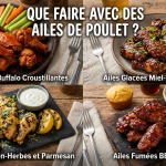 Que faire avec des ailes de poulet ? Recettes
