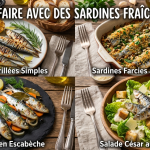 Que faire avec des sardines fraîches ?