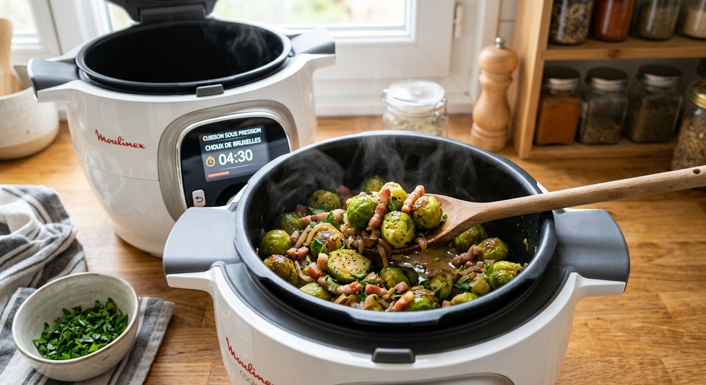 Chou de Bruxelles au Cookeo : la recette facile, rapide et savoureuse (temps, astuces et variantes)
