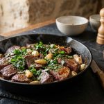 recette cœur de bœuf ail persil