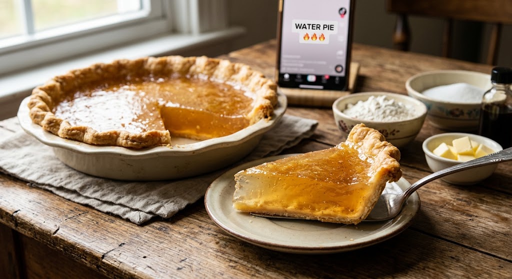 Tarte à l’eau (Water Pie) : La recette magique née pendant la Grande Dépression qui fait le buzz sur TikTok